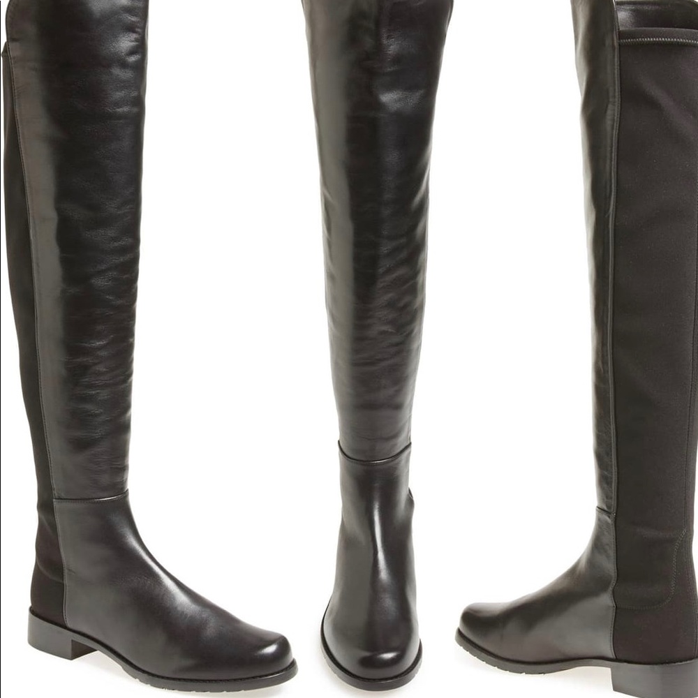 Stuart Weitzman 5050 Over the Knee Leather Boots
